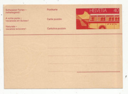 Entier Postal , Suisse , HELVETIA , Sur Carte Postal ,vierge ,neuf - Entiers Postaux