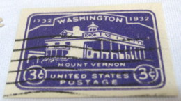 United States USA Aerogramme Fragment Mount Vernon 3c - Used - Altri & Non Classificati