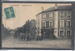 Carte Postale 78. Hardricourt  Café Hotel Restaurant Saint-Louis  Boulevard Carnot  Très Beau Plan - Hardricourt