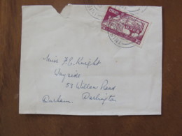 Ireland 1937 Front Of Cover To England - Constitution- Woman (stamp Broken) - Briefe U. Dokumente