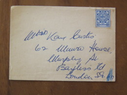 Ireland 1941 Cover To England - Cross - Storia Postale