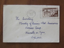 Ireland 1959 Cover Dun Laoghaire To England - Constitution - Vaccine Slogan - Storia Postale