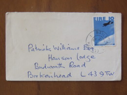 Ireland 1978 Cover Baile Atha To England - Plane - Lettres & Documents