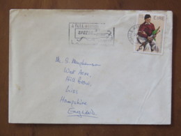 Ireland 1980 Cover Baile Atha To England - Music Instrument Piper Uileann Pipes - Cartas & Documentos