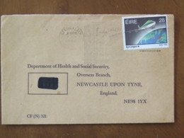 Ireland 1986 Cover Ceatharlach To England - Plane - Covers & Documents