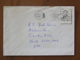 Ireland 1987 Cover Baile Atha To England - Cathal Brugha - Phone Guide Slogan - Lettres & Documents