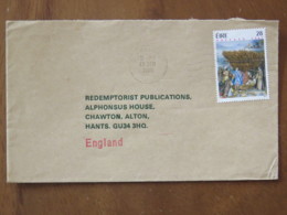 Ireland 1988 Cover Cill Chainnigh To England - Christmas - Holy Family - Lettres & Documents