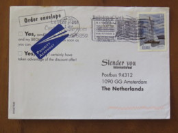 Ireland 2001 Cover Baile Atha To Holland - Sailboats - Boat - Storia Postale