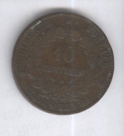 10 Centimes France 1896 A - Altri & Non Classificati