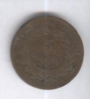 5 Centimes France 1883 A - Other & Unclassified