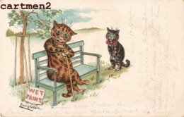 ILLUSTRATEUR LOUIS WAIN CAT " WET PAINT " ILLUSTRATOR HUMOR CHAT KAT 1900 - Wain, Louis