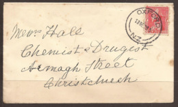 NEW ZEALAND. 1929. GV. COVER. OXFORD POSTMARK. - Brieven En Documenten