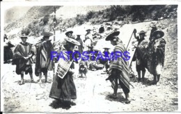 Delcampe - 121187 PERU HELP COSTUMES NATIVE DANCER CIRCULATED TO ARGENTINA POSTAL POSTCARD - Peru