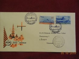 Lettre En Poste Aerienne De Ankara à Destination De Lâhey  De 1956 - Storia Postale