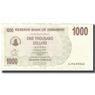 Billet, Zimbabwe, 1000 Dollars, 2007, 2007-07-31, KM:44, TTB - Simbabwe
