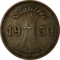 Monnaie, Allemagne, République De Weimar, Reichspfennig, 1930, Berlin, TTB - 1 Renten- & 1 Reichspfennig