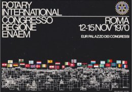 ROMA EUR - E.u.r. - Palazzo Dei Congressi - Rotary International - Congresso Regione ENAEM - 12/15 Nov.1970 - Expositions