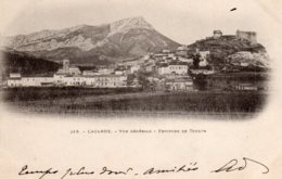 CPA  83  LAGARDE---VUE GENERALE---ENV. DE TOULON---1902---TAMPON " GD  HOTEL CONTINENTAL " - La Garde