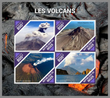 NIGER 2019 MNH Volcanoes Vilkane Volcans M/S - OFFICIAL ISSUE - DH1939 - Volcanos