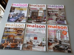 6 Magazines : La Maison Créative N° 51, 53, 54, 56, 59, 63 & - Casa & Decorazione