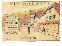 Etiquettes De Vin -B3718 -Mochel -67-Traenheim  (Vignoble, Millésime, état;...se Référer Au  Scan)-Envoi Gratuit - Altri & Non Classificati