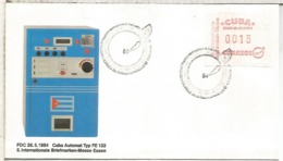 CUBA FDC ATM 1984 BRIEFMARKEN MESSE ESSEN - Covers & Documents