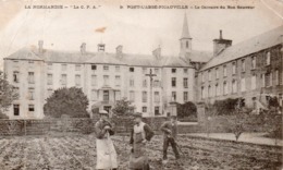 Cpa Pont L Abbé Picauville Le Calvaire Du Bon Sauveur - Autres & Non Classés