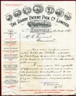 SHEFFIELD  (1895) : " THE HARDY PATENT PICK Co LIMITED " Forage Charbon Et Schiste - Reino Unido