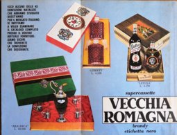 1966 -  VECCHIA ROMAGNA  -  2  Pag.  Pubblicità Cm. 13x18 - Licor Espirituoso
