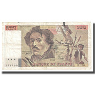 France, 100 Francs, Delacroix, 1993, 1993, TB, Fayette:69bis.7, KM:154e - 100 F 1978-1995 ''Delacroix''