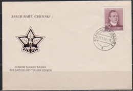 DDR FDC 1956 Nr.535 100.Geb. Jakub Bart Cisinski (d 2796 )günstige Versandkosten - 1950-1970