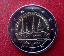 Lettland Latvia 2014  -- 2 Euro Gedenkmünze Riga Old City ,  Münze  Coin CIRCULATED - - Latvia