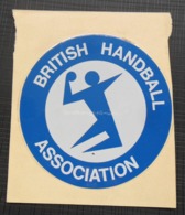 BRITISH HANDBALL ASSOCIATION HANDBALL  OLD LABEL - Handball