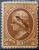 USA 1870/71 - Canceled - Sc# 150 - 10c - Used Stamps