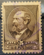 USA 1882 - Canceled - Sc# 205 - 5c - Used Stamps