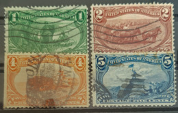 USA 1898 - Canceled - Sc# 285, 286, 287, 288 - 1c 2c 4c 5c - Used Stamps