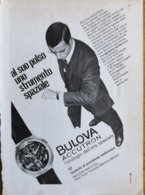 1966 - Orologio BULOVA ACCUTRON - 4 Pag. Pubblicità Cm. 13 X 18 - Taschenuhren