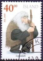 IJsland 2000 Kerstzegel Uit H 52 GB-USED. - Usati