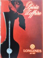 1966 - Orologi LONGINES (listino Con Prezzi Di 6 Pag. Fronte/retro) - Inserto Pubblicitario Cm. 13x18 - Montres Gousset