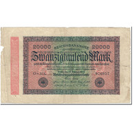 Billet, Allemagne, 20,000 Mark, 1923, 1923-02-20, KM:85a, AB - 20000 Mark