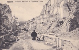 MESSINA - Torrente Boccetta E Tribunale Civile - F/P - N/V - Terremoto - Catastrofi - Messina