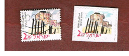 ISRAELE (ISRAEL)  - SG 1500   - 2000.2005  HISTORICAL SITES: MITZE REVIVIUM (2 DIFFERENT PERFORATIONS) - USED ° - Used Stamps (without Tabs)
