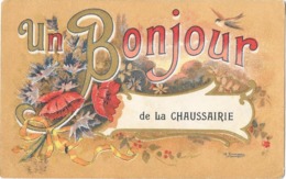 LA CHAUSSAIRIE EN BRUZ (35) Carte Fantaisie Bonjour De - Autres & Non Classés