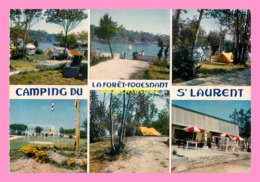 CPM LA FORET FOUESNANT  Le Camping Saint Laurent - La Forêt-Fouesnant