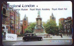 Télécarte Japon * ANGLETERRE * ENGLAND *  (443) GREAT BRITAIN RELATED * Phonecard Japan - Culture