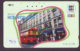 Télécarte Japon *  ANGLETERRE * ENGLAND *  (444) GREAT BRITAIN RELATED * Phonecard Japan - Culture