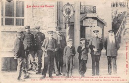 Thème:    Métier. Douanier. Frontière Franco Allemande.Col De La Schlucht  Gendarmes Français Et Allemands 3 (Voir Scan) - Policia – Gendarmería