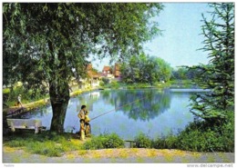 Carte Postale 59.  Bouchain Partie De Pêche Sur L'étang Du Grand-Large  Trés Beau Plan - Bouchain