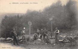 Thème:    Métier. Douanier. Frontière   Col D'Oderen  Bussang  88  Gendarmes  Douaniers (Voir Scan) - Polizia – Gendarmeria