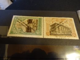 BRESIL  1°  FOIRE PHILATELIQUE 1932/ Surchargé 1933 Oblitéré Se Tenant - Franking Labels